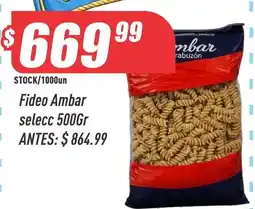 Supermercados Comodin Ambar fideo selecc oferta