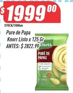 Supermercados Comodin Knorr pure de papas oferta