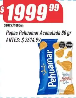 Supermercados Comodin Pehuamar papas acanalada oferta