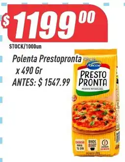 Supermercados Comodin Arcor polenta presto pronta oferta
