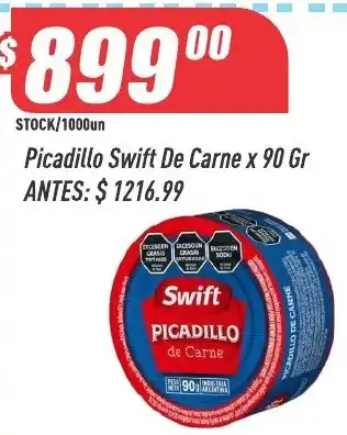 Supermercados Comodin Swift picadillo de carne oferta