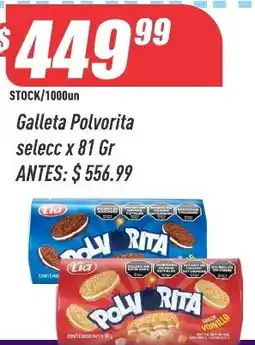 Supermercados Comodin Galleta Polvorita selecc x 81 Gr oferta