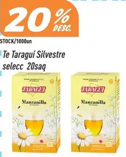 Supermercados Comodin Taragui te manzanilla oferta