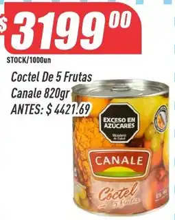 Supermercados Comodin Canale coctel de 5 frutas oferta
