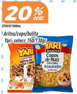 Supermercados Comodin Yari snacks aritos de avena y miel oferta