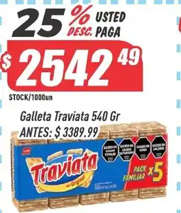 Supermercados Comodin Traviata galleta oferta