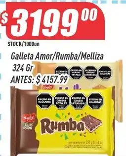 Supermercados Comodin Rumba galleta amor melliza oferta