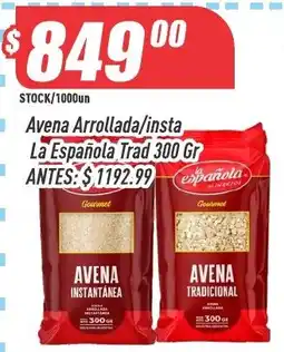 Supermercados Comodin La española avena arrollada/insta trad oferta