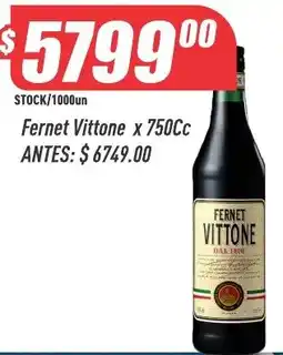 Supermercados Comodin Fernet vittone oferta