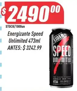 Supermercados Comodin Lider energizante speed unlimited oferta