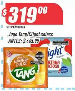Supermercados Comodin Tang jugo clight selecc oferta