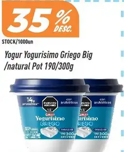Supermercados Comodin Yogurisimo yogur griego big/natural big oferta