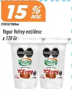 Supermercados Comodin Manfrey yofrey yogur oferta