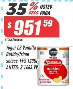 Supermercados Comodin La serenisima yogur vainilla batido oferta
