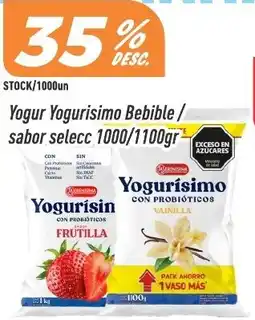 Supermercados Comodin Yogurisimo yogur bebible sabor selecc oferta