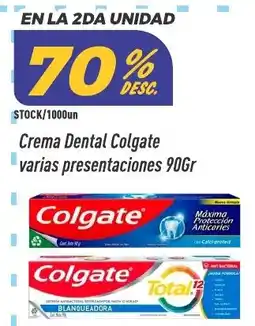 Supermercados Comodin Colgate crema dental oferta