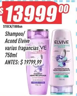 Supermercados Comodin L'oreal elvive shampoo acondicionador hidra equilibrante oferta