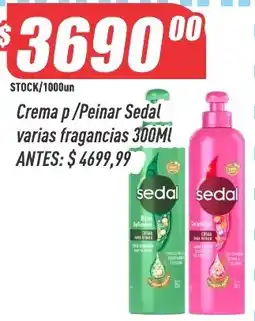Supermercados Comodin Sedal crema p/peinar varias fragancias oferta
