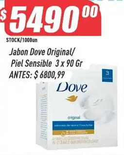 Supermercados Comodin Dove jabon original oferta