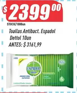 Supermercados Comodin Espadol toallas antibact. oferta