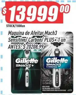 Supermercados Comodin Gillette mach3 maquina de afeitar sensitive oferta