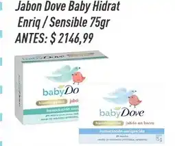 Supermercados Comodin Dove jabon baby hidrat enriquecido oferta