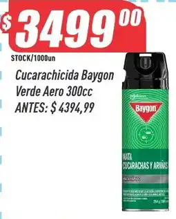 Supermercados Comodin Baygon cucarachicida verde aero oferta