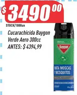 Supermercados Comodin Baygon cucarachicida verde aero oferta