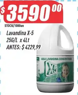 Supermercados Comodin Lavandina x-5 oferta