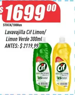 Supermercados Comodin Cif lavavajilla limon/limon verde oferta