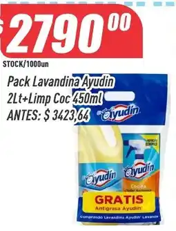 Supermercados Comodin Ayudin pack lavandina oferta