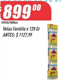 Supermercados Comodin Velas Farolito oferta