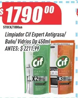 Supermercados Comodin Cif limpiador expert antigrasa/ baño/ vidrios oferta