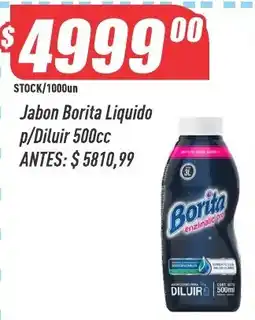 Supermercados Comodin Borita jabon liquido oferta