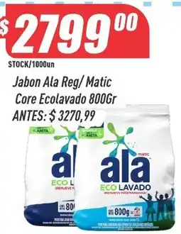 Supermercados Comodin Ala jabon ala reg/ matic core ecolavado oferta