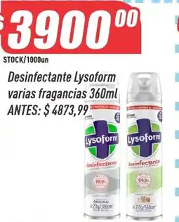 Supermercados Comodin Lysoform desinfectante varias fragancias oferta