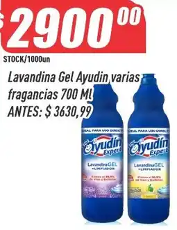 Supermercados Comodin Ayudin lavandina gel varias fragancias oferta