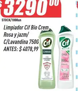 Supermercados Comodin Cif limpiador bio crem rosa y jazm oferta