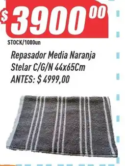 Supermercados Comodin Stelar repasador media naranja oferta