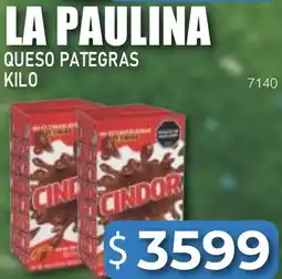 Masivos La paulina queso pategaras oferta