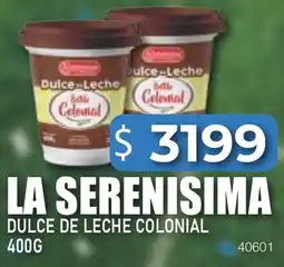 Masivos La serenisima dulce de leche colonial oferta