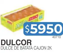 Masivos Dulcor dulce de batata cajon oferta