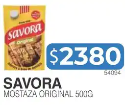 Masivos Savora mostaza original oferta