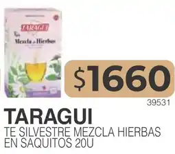 Masivos Taragui te silvestre mezcla hierbas oferta