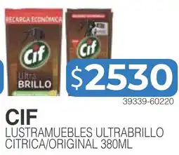 Masivos Cif lustramuebles ultrabrillo citrica/original oferta