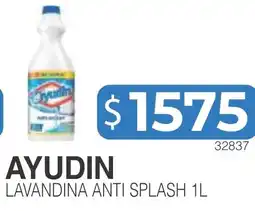 Masivos Ayudin lavandina anti splash oferta