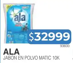 Masivos Ala jabon en polvo matic 10k oferta