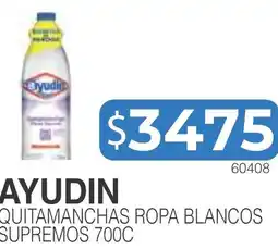 Masivos Ayudin quitamanchas ropa blancos supremos 700c oferta
