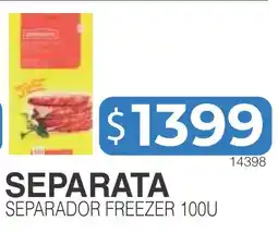 Masivos Separata separador freezer 100u oferta