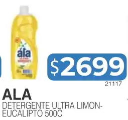 Masivos Ala detergente ultra limon-eucalipto oferta